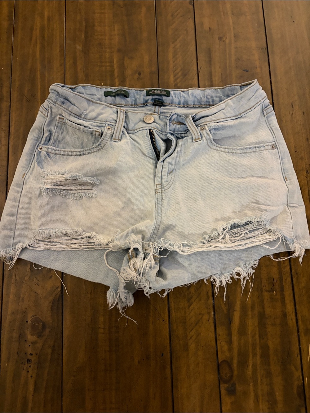 wild fable Light Wash Distressed Denim Jean Shorts
